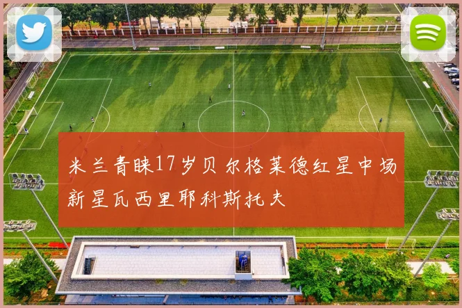 米兰青睐17岁贝尔格莱德红星中场新星瓦西里耶科斯托夫